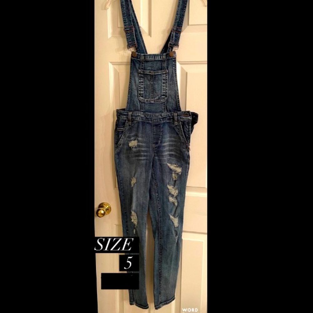 Jean overalls juniors size 5